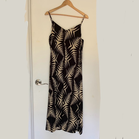 New with tags ba&sh Robe Napi Black & Cream Strappy Dress size US 8 M - Picture 5 of 17